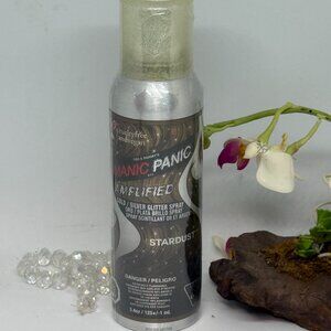 Manic Panic Stardust Amplified Gold/Silver Glitter Spray for Hair & Body -3.4 oz